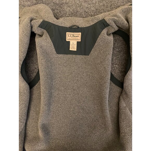 LL Bean Fleece Lined Nylon Vest Mens‎ XL Green Full-Zip Outdoor Hiking Gorpcore - Picture 8 of 13